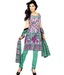 Salwar Studio Green Cotton Printed Unstitched Suit With Dupatta
