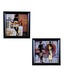 Go Hooked Black Figure Lady Wall Painting- Buy 1 Get 1 Free