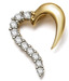Heart Shape CZ Studded Elegant 92.5 Sterling Silver Pendant