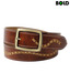 Bold Brown Cracked Finished Opulent Belt
