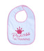 Tollyjoy Velcro Bib-Pink