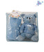 Keona Kidz Cute Blue Baby Blanket & Teddy Set