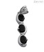 Zevrat Trendy Black Onyx Silver Pendant