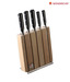 Wonderchef Sabatier Trompette Set Of Five Knives With Stand
