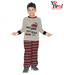 Yobro Grey & Wine Night Suit