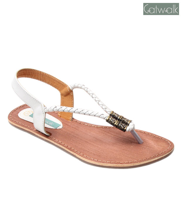 Catwalk Greek White Rope Sandals - Buy Women's Sandals @ Best Price ...