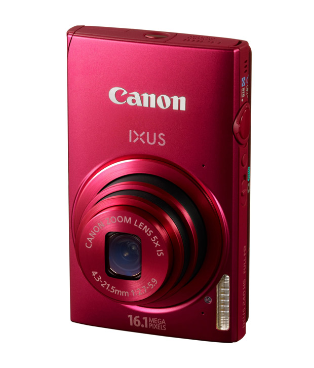Canon IXUS 240HS 16.1MP Digital Camera (Red) Price, Review, Specs