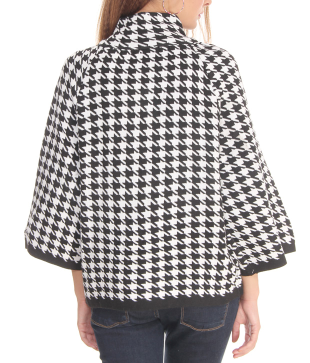 Fort Collins Black-White Checkered Short Jacket