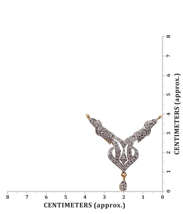 Blossomia Opulent AD Studded Mangalsutra Set