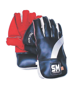 SM CLUB STAR (Leather Palm) wicket keeping gloves