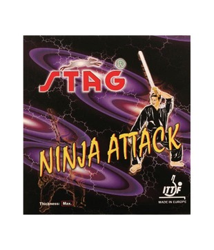 2 Stag Ninja Attack Table Tennis  Rubbers