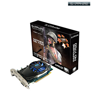 Sapphire HD7750 OC 1GB DDR5  Graphic Card