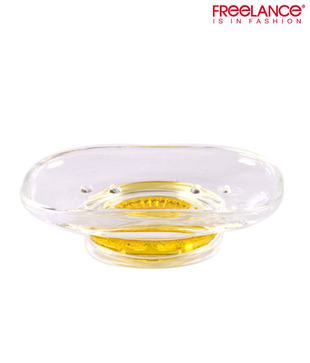 Freelance Acrylic Yellow Soap Dish