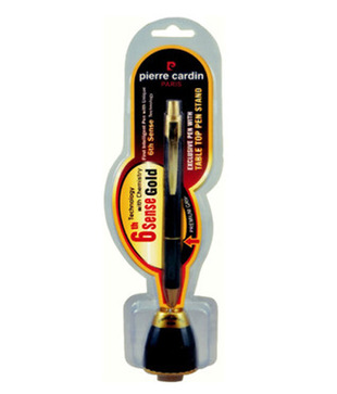 Pierre Cardin 6th Sense Gold Ball Pen (Pack of 2 Pens)