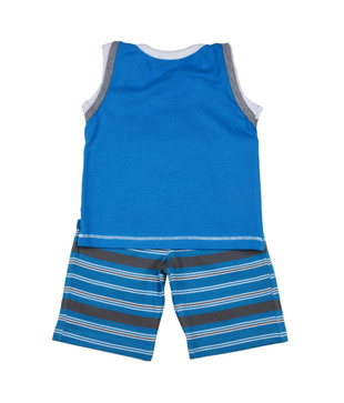 Little Kangaroos Blue Shark Suit For Kids