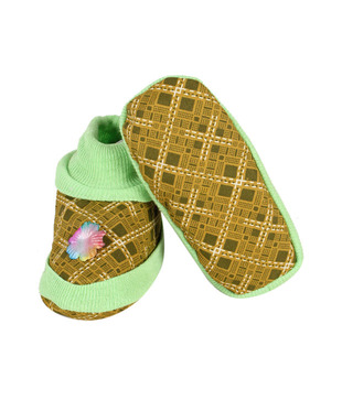 Isabelle Green Infant Booties Pack of 2 For Kids