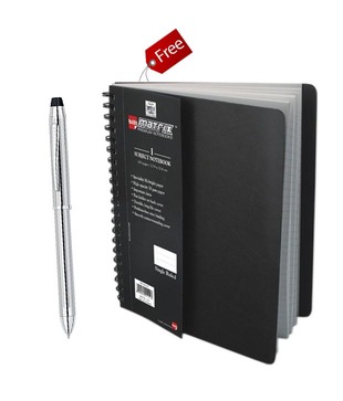 Cross Tech 3 Chrome Ball Pen (Free Bilt Notebook-B5 Size)