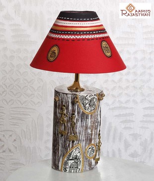Aapno Rajasthan Magnificent Rustic Finish Lampstand