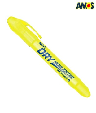 Amos Yellow Dry Highlighter (pack of 20)