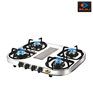 Bajaj stainless steel body 4 Burner CX 10 D