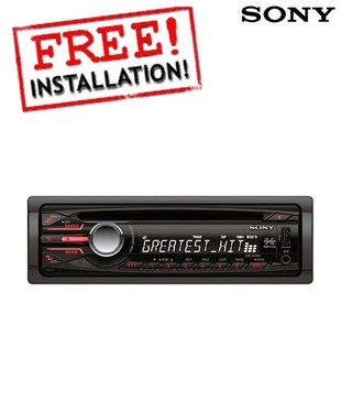 Sony - CDX GT 44 UI - Head Unit (With Free Installation)
