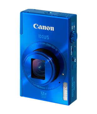 Canon Digital IXUS 500 HS 10.1 MP Point & Shoot Digital Camera (Blue)