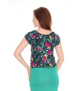 Cheap & Chic Eye Catching Blue Top