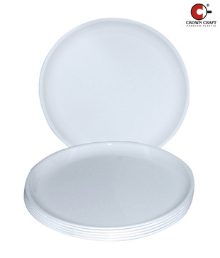 Crown Craft White Set Of Full Plates