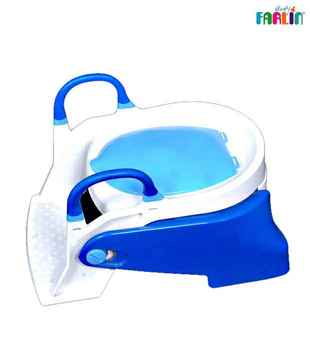 FARLIN Blue Potty Trainer Step Up Two Stage