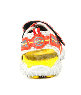 Liberty Footfun Cool Grey & Orange Sandals