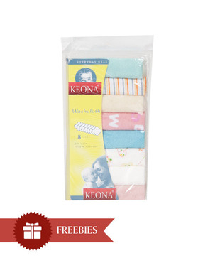 Keona Kidz Pink Baby Blanket With Puppy Motif