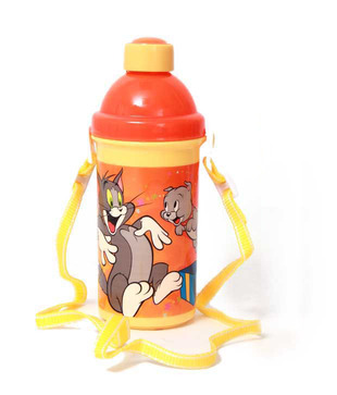 Tom & Jerry Orange & Yellow Incredible Sipper Bottle