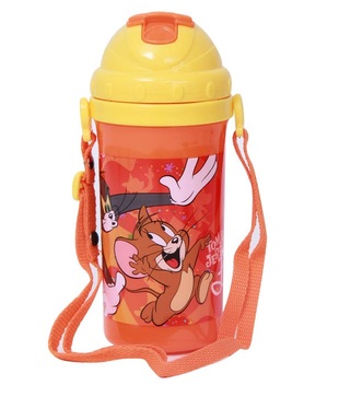Tom & Jerry Orange & Yellow Vibrant Sipper Bottle