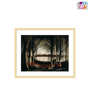 Boats and trees by Swapan Das