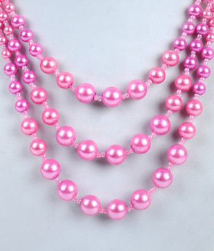 Isabelle Beautiful Pink Pearl String Necklace For Kids
