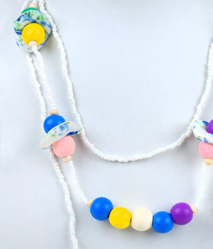 Isabelle Multi-colour Beads Neckpiece For Kids