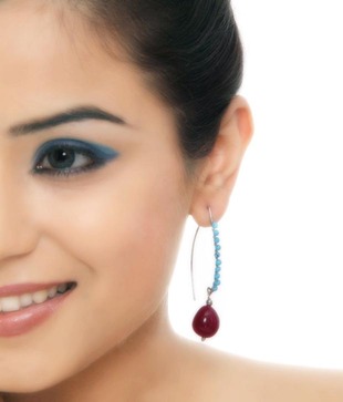 Isabella Turquoise Beaded Earring Set