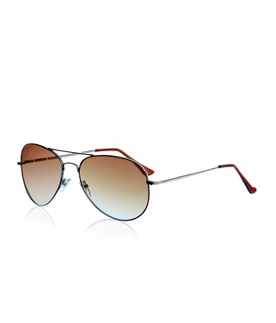 Just Colours Stylish Brown Aviator Sunglasses Combo