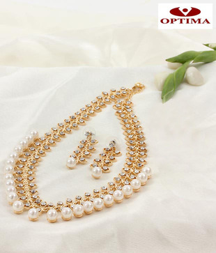 Optima Charming Water Pearls Necklace Set