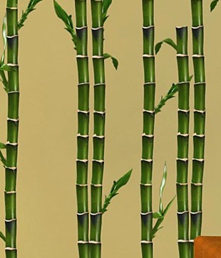 Plage Nature Bamboo Wall Sticker