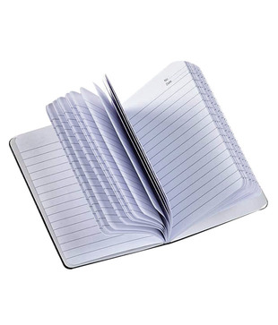 Leather Talks Black Croc Print Note Book