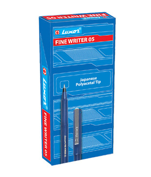 Luxor Sl Fine Writer Tblue (Set Of 10 Pcs)