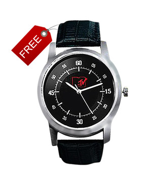 MTV Hot Red Sunglasses With Free MTV Black Watch Worth Rs 2999