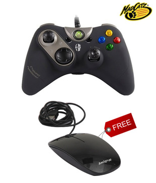 Mad Catz Cyborg V.5 Rumble Pad Official, Licensed for Xbox-360 (Free Amigo Mouse)