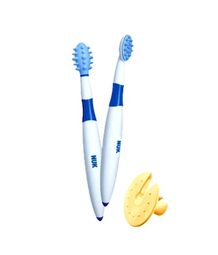 NUK Training Toothbrush Set + Protective Ring