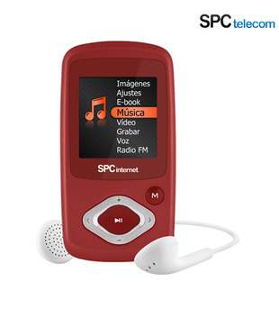 Spc 822 8Gb Mp3 Player (Red)