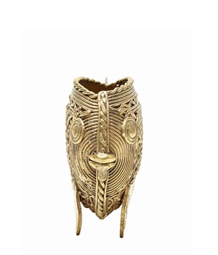Nature Crafts Dhokra Fish Pen Holder