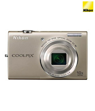 Nikon Coolpix S6200 16 MP Point & Shoot Digital Camera (Silver)