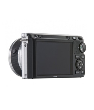 Nikon 1 J1 10.1MP SLR with 10-30 mm Kit Lens (Silver)