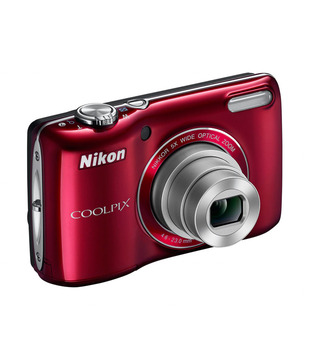 Nikon Coolpix L26 16.1 MP Point & Shoot (Red)